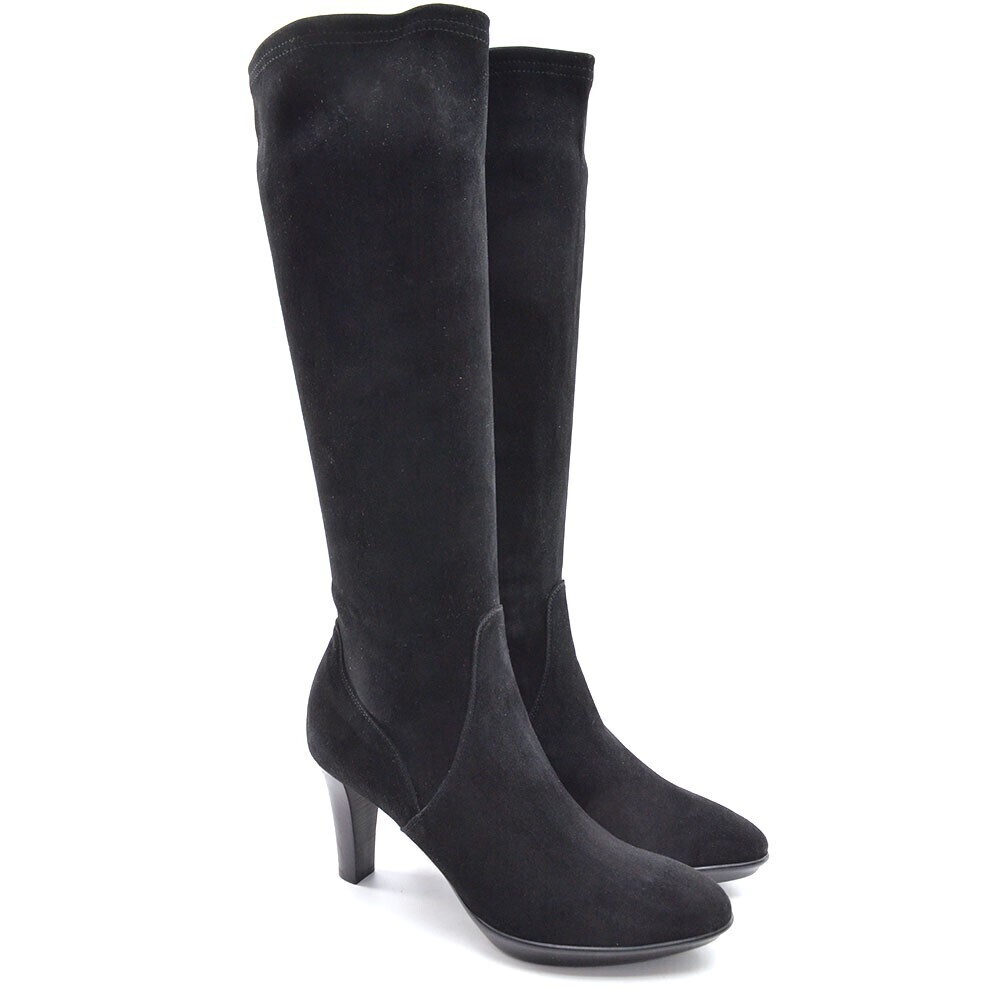 Aquatalia Rhumba 2 Black Weatherproof Knee Boots 9 M